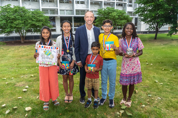 Coulter with Juneteenth Contest winners