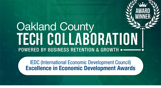 Oakland County Tech Collaboration: Award Winner | IEDC Excellence in Economic Development Awards