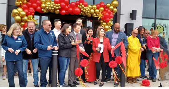 Ribbon cutting