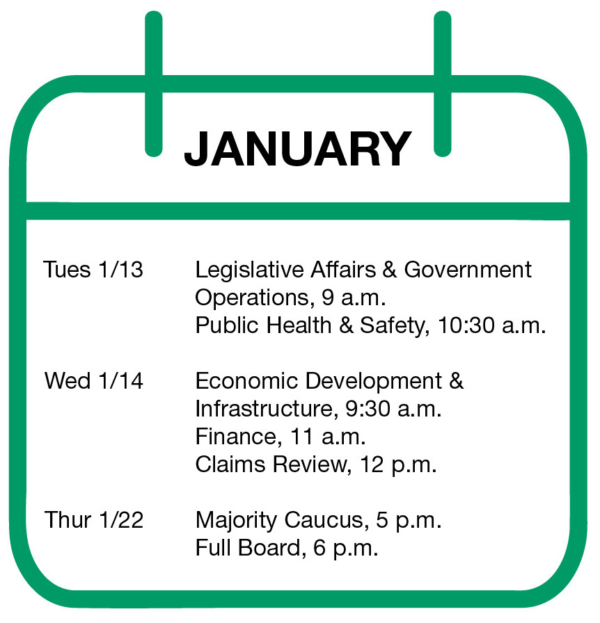 January meetings