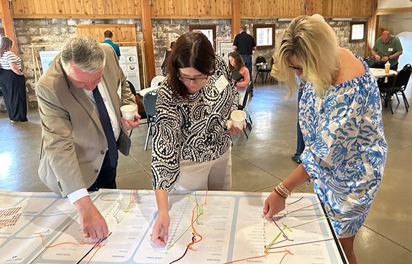 Stakeholders at Visioning Workshop