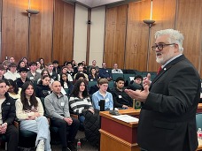 Commissioner Smiley speaking during Youth in Government Day