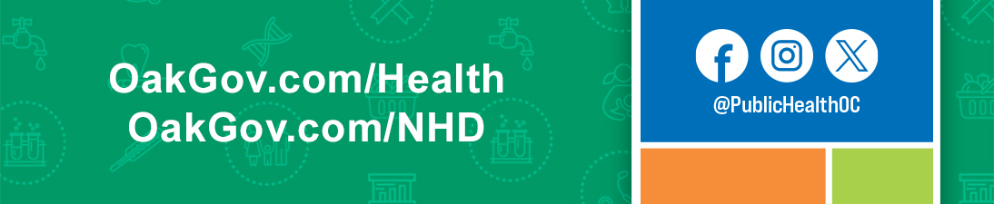Healthy Oakland Newsletter Footer