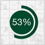 53 percent of the county commission district map