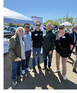 Oakland County Economic Development team posing for a photo at the Holly Oaks ORV Park Industry Day.