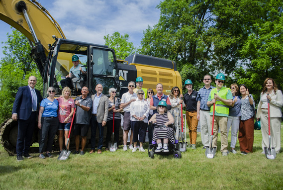 Groundbreaking of Auburn Oaks in Rochester Hills.