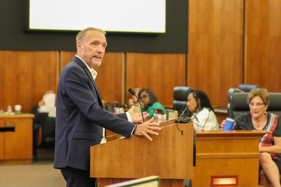 Coulter at Budget Presentation