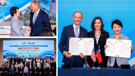 Trade mission trip collage