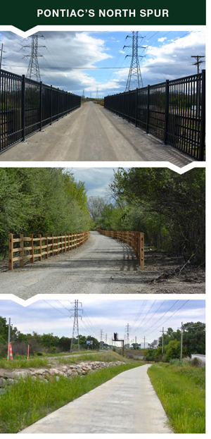 Pontiac's North Spur trail.