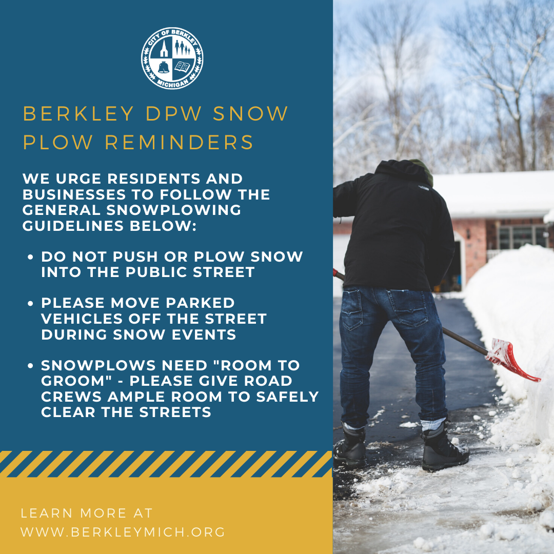 DPW Snow Plow Guidelines
