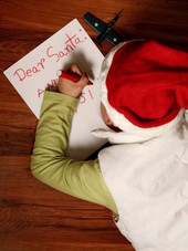 kid writing letter to santa