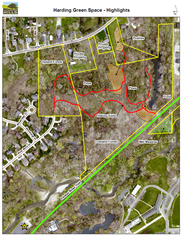 Harding Green Space Map