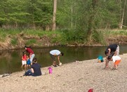 Kids looking for fossils