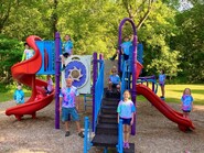 Kids playing at camp