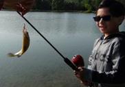Kids fishing