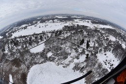 a look at the city from above