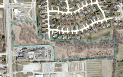 map of rochester road open space