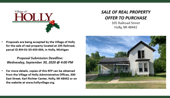 Notice of Sale 105 RR