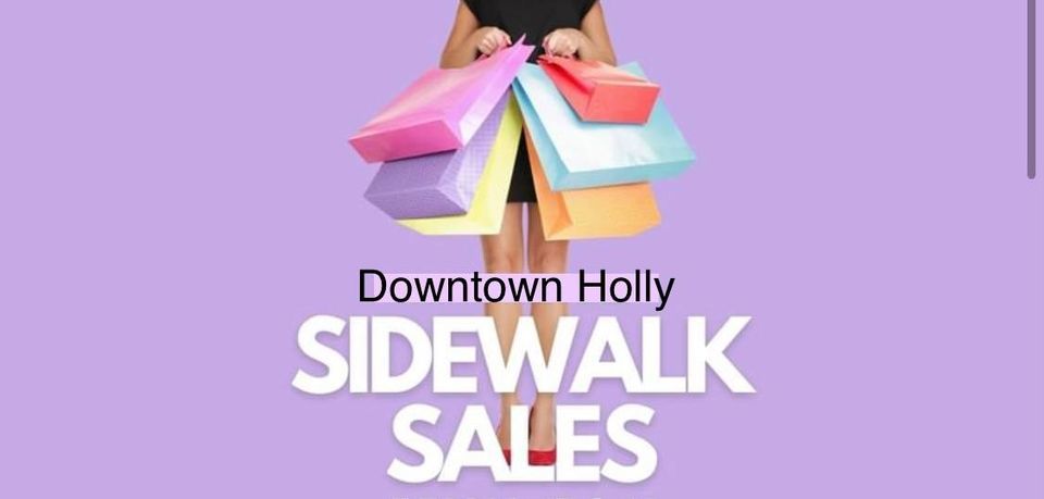 downtwonholly sidewalk sales