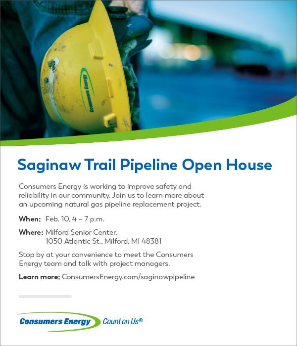 Saginaw Trail Pipeline February 10, 2020 Open House 