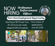 Ordinance Enforcement Officer (Part-Time)