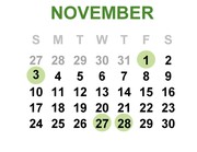 November calendar 