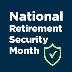 National Retirement Security Month Logo