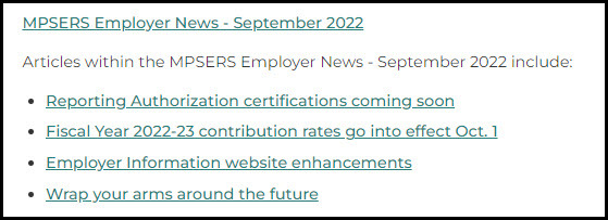 Employer Communications - Newsletters