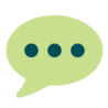 Drawing of a message bubble