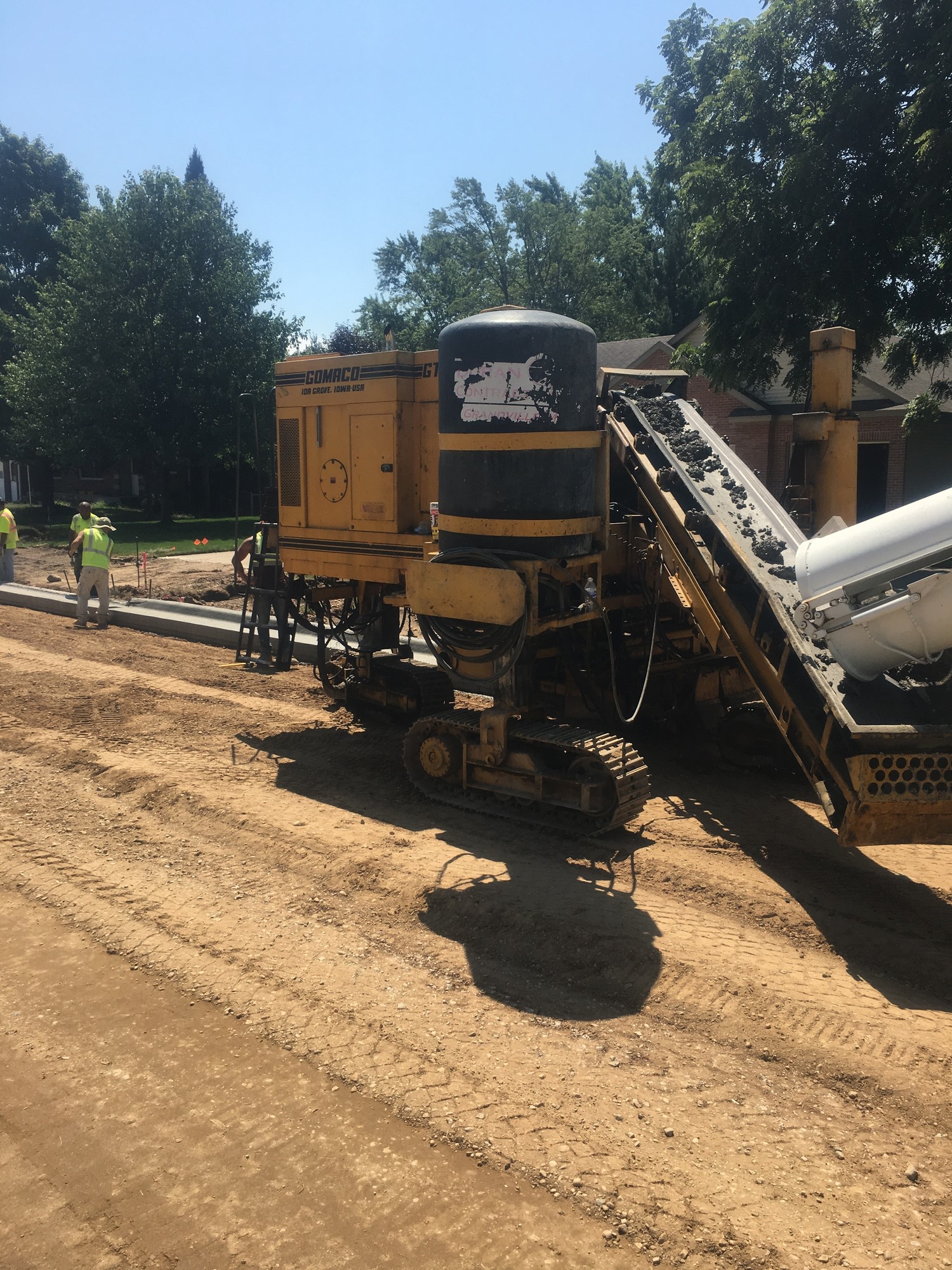 Cottonwood Drive Curb Installation