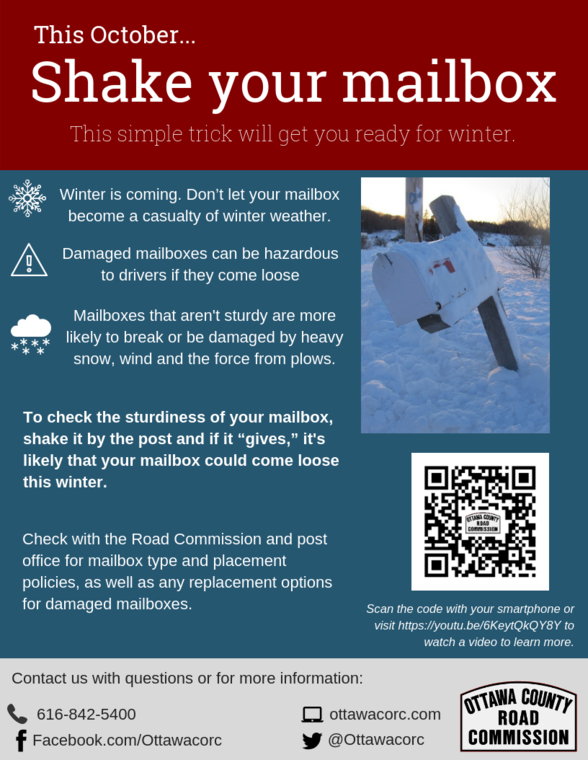 Shake your mailbox flyer