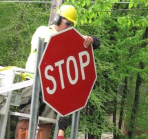 Stop Sign Installation