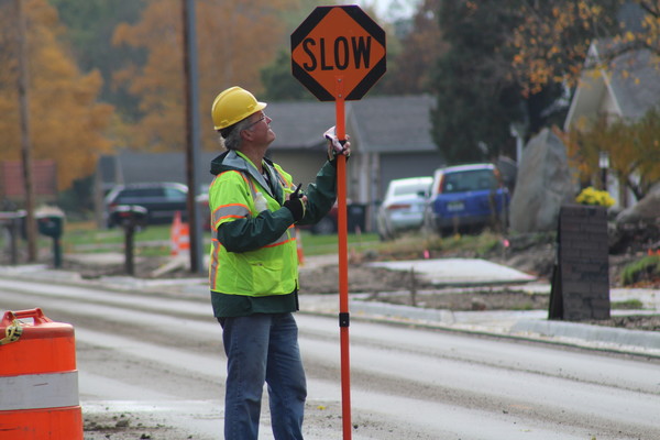 Work Zone Flagger