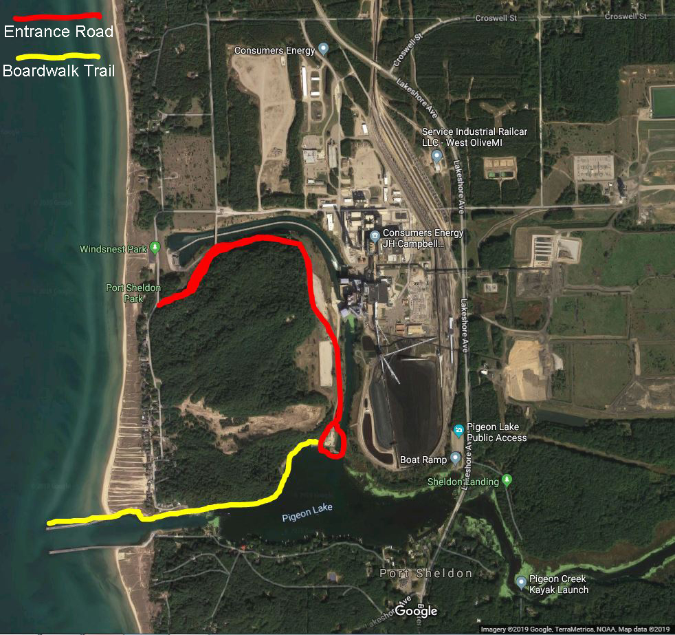 Pigeon Lake Boardwalk Trail Access