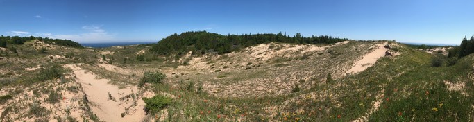 Panorama from the top of the Island!
