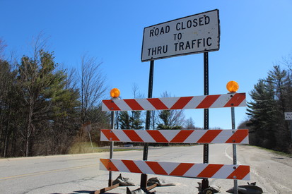 Road Closed and Barricade