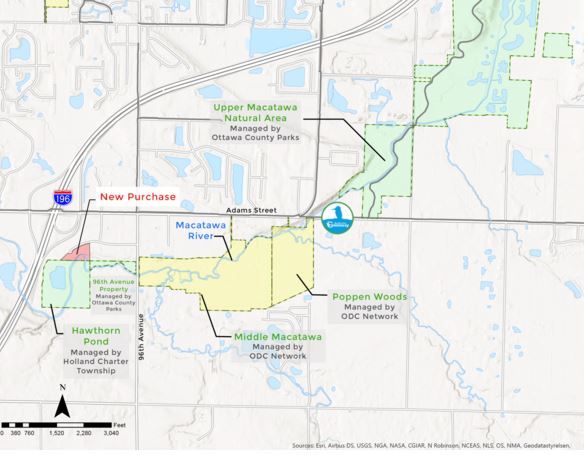 Macatawa Greenway map