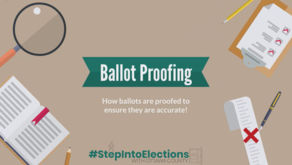 Ballot proofing video homescreen