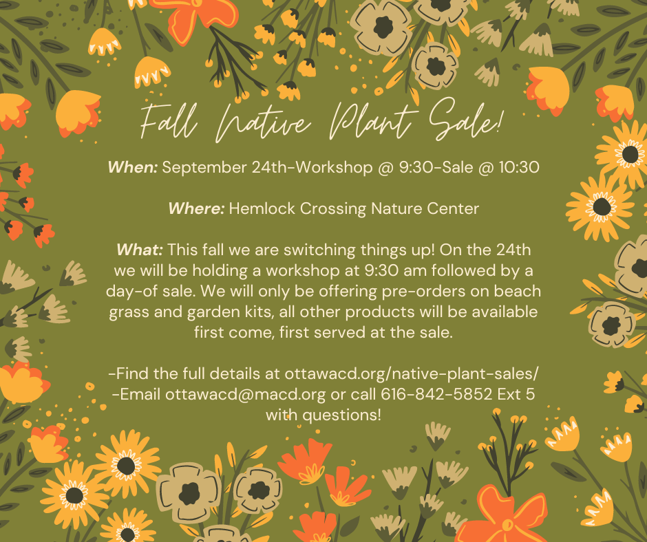 Fall Native Plant Sale information