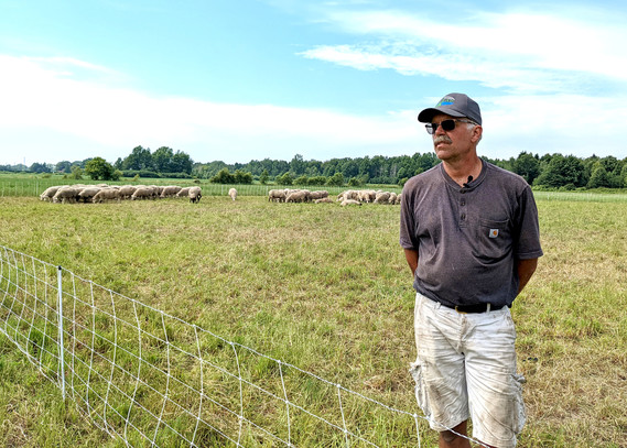 Mike Bronkema | Co-owner and operator of Shady Side Farm in Olive Township