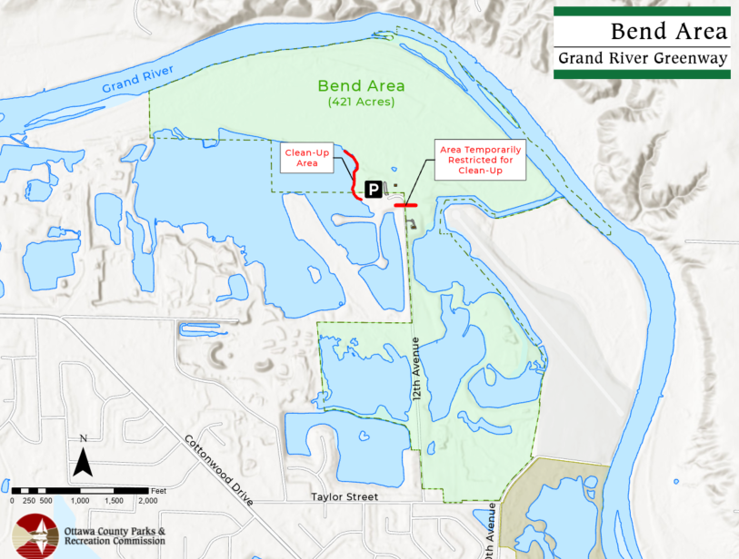 bend area map