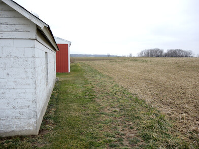A barn on the Tom Holstege property.