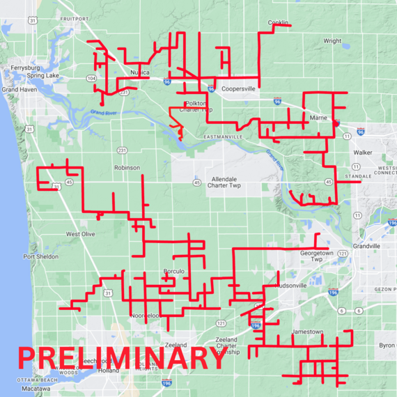 Preliminary Broadband Map