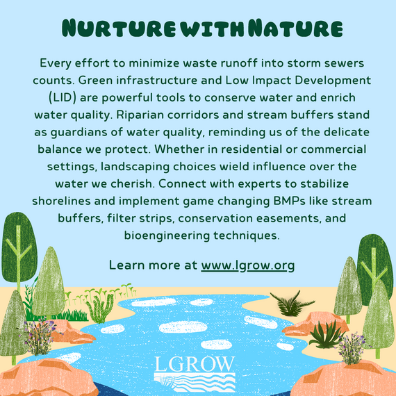 LGROW Nurture With Nature Graphic
