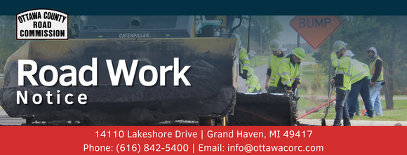Road Work Notice Header - 2024