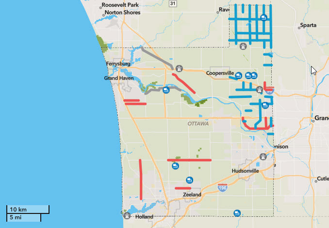 Road Improvements for 2025 Map
