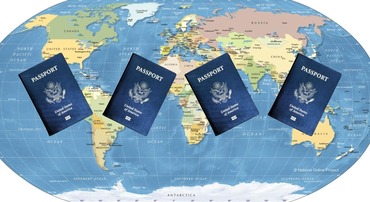 Passport Dividing Photo