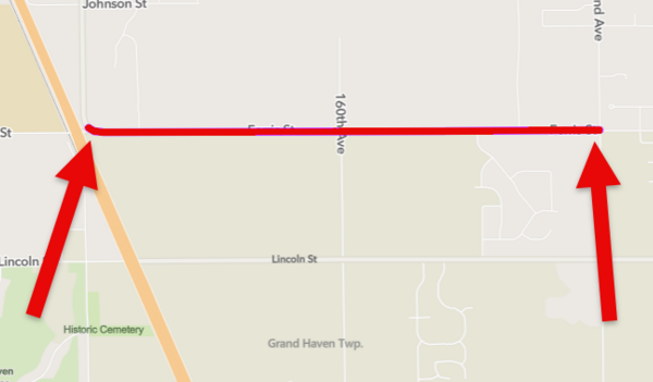 Ferris St Resurfacing - 152nd Ave to US 31