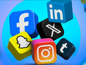 Various social media icons