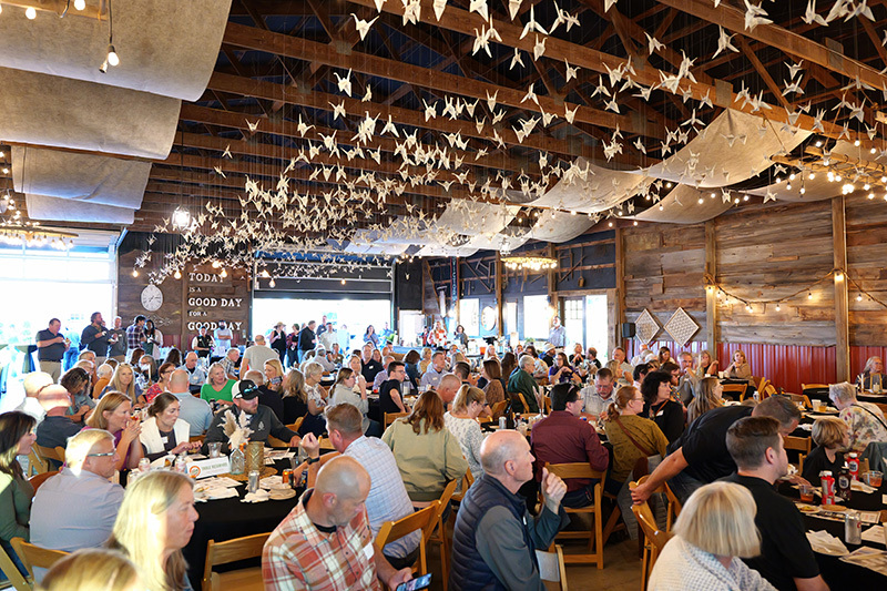 More than 160 people gathered on Thursday, Sept. 25 at the Red Shed & Byre 53 event center outside Hudsonville.